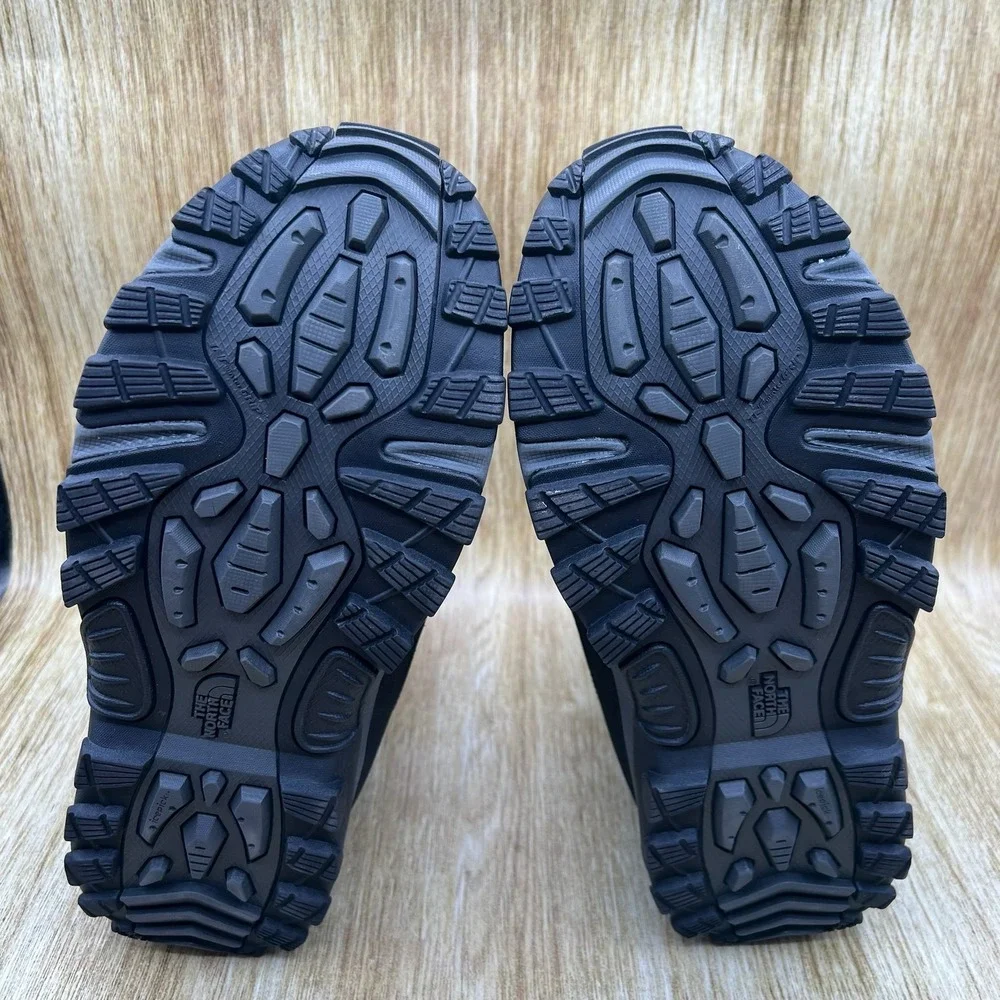 The North Face Chilkat Nylon II Boots Mens 10 Grey Waterproof Insulated NF0A4OAH
